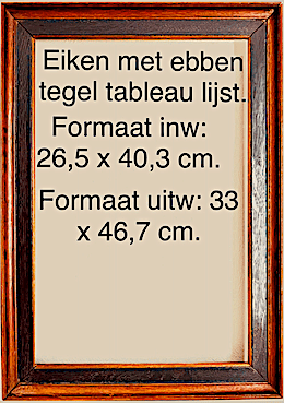 Tableau-tegellijst v 6 tegels no K08