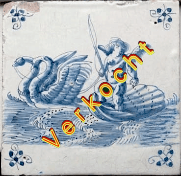 antieke_tegel_44_v2 triomph van Cupido